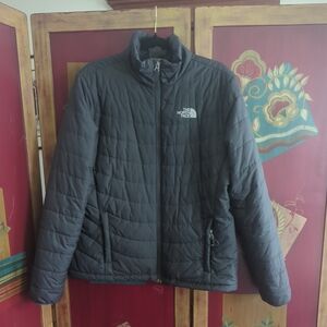 The North Face Jacket Womens L Gray Puffer Full Zip Triclimate Gorpcore Active